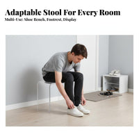 U-Shaped Acrylic Stool Modern Design Home Furnishing Multi-Purpose for Entryway