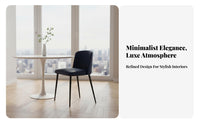 Balletdesign Dining Chair Italian Minimalist Design emphasis Seat Modern design Easy Assembly for Interior Designers, Office