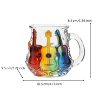 Guitar Coffee Mug Decorative Drinkware Artistic for Cafe