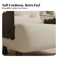 two-functionUse Single Pull-extendable Armchair Bed Space-Saving Pull-extendable Sleeper Armchair Natural Wood Aesthetic transformable Furniture Sturdy Frame for Apartment Dwellers, Students, Homeowners, Living Room, Small Spaces, Bedroom, Office