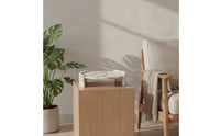 Marble Tray with Side Supports Stone Round Tray Minimalist for Living Room