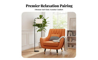 Upholstered Tub Chair Space-Saving Size Upholstered Contoured Rearrest Armchair Thickly Cushioned Ergonomic Rearrest for Adults