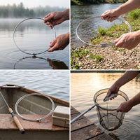Stainless Steel Folding Fishing Landing Net Head for Large Fish