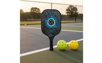 Non-Slip Grip Pickleball Paddle Enlarged Sweet Area Carbon Fiber Pickleball Paddle Shock Absorbing Sports Equipment USAPA Approved for Professionals