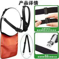 Adjustable Anti-Mating Apron for Goats and Sheep, Nylon, Black or Orange