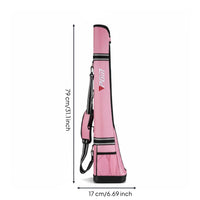 Golf Club Carrier Bag Portable Sports Gear Zipper Pocket for Travel
