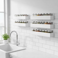 2 Pieces Acrylic Floating Shelf Complimentary Installation Wall Mounted
