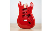 Polyester Finish S-styleStyle Body Contoured Heel Paulownia Wood Body Two-Point Tremolo Mount Music Instrument Parts Four-Bolt Neck Pocket