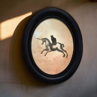 Abstract Animal Picture Frame Rustic Style Wildlife Illustration Frame Easy to Replace Photo Home Decor for Living Room, Bedroom