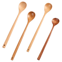 33cm Long Handle Wooden Soup Spoon for Cooking