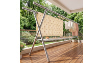 Indoor Drying Rack with Mesh Shelf Space-Saving Foldable Drying Rack Expandable Furniture Outdoor for Laundry Room