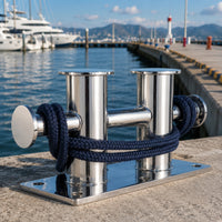 Double-Cross Bollard Heavy Duty Marine Hardware for Dock, Harbor