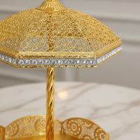 6 Pieces Ornate Carriage Scent Burner Gift Idea Golden-Hued Burner Set Stable Base B