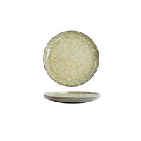 Retro Ceramic Dinner Plate, 10.8-inch Round