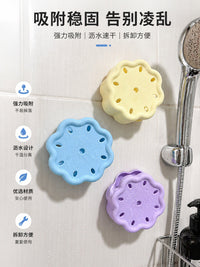 硅胶淋浴蒸锅支架浴室蒸汽香薰芳香扩散托盘shower steamerholder