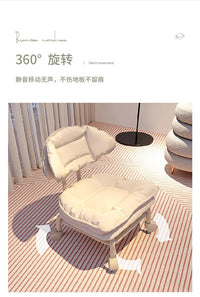 网红万向轮小凳子静音滑轮矮凳加厚可移动美缝凳创意云朵靠背矮凳 卡其色-静音防刮轮-金属框架【工学靠背-包围体感】