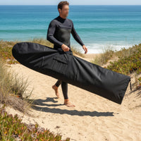 Safeguarding Surfboard Bag Portable Longboard Bag Water Resistant Padded Surfboard Case Heavy Duty Padding for Transport, Travel