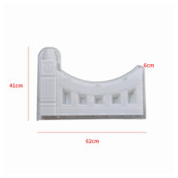 Flowerbed Brick Form Curved Profile Five Brick Cavity Form Raised End Section