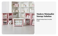 Front-front-accessing Stackable Box Transparent frame Household Storage Large Capacity