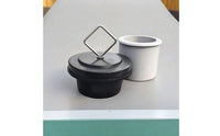 Drainage Plug with Stainless Steel Handle Rust-Resistant Rubber Drainage Plug Stable for Pig Farms