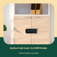 Combination Lock, Keyless Cabinet Lock, Drawer Security Lock, Easy Installation, Childproof, Furniture Safety