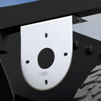 2 Pieces Right-Angles Light Bracket Truck Bracket Easy Install Stainless Steel LED Mount for Road Use