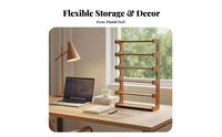 2-Tier Desk Shelf Space-Saving Desktop Organizer Accessible Design