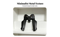 2 Pieces Rear Seat Foot Pedal Easy Installation Rear Passenger Foot Pedals Foldable Passenger Footrest Lightweight
