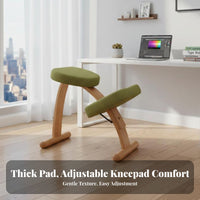 Adjustable Kneeling Stool Long-Lasting Comfort Posture Chair for Meditation