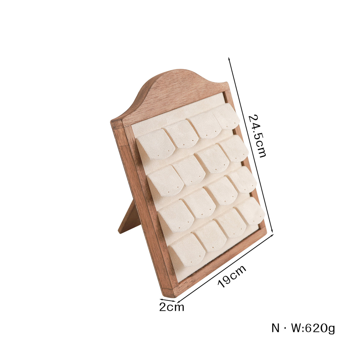 Walnut / 16 PAIRS Earring