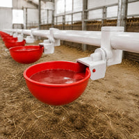 9 Pieces Automatic Chicken Drinker Easy to Install Farm Supply Long-Lasting