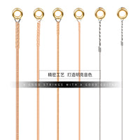 SK11 Alloy Phosphor Bronze Coated Guitar Strings with Gold Ball End, Set of 6