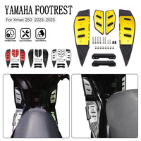 适用雅马哈 XMAX300 23-25年 改装铝合金脚踏板 防滑耐磨脚垫