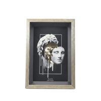 Photo frame Display Enclosure Layered Deep Picture Frame Clear Window Tabletop ornament for Desktop