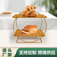日式盘仿藤编织厨卫家用长方多功能批发酒店盘收零售日式轻奢设计