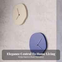 Silent Crystal Wall Clock Non-Ticking Modern Minimalist Clock Decorative for Living Room, Bedroom, Office