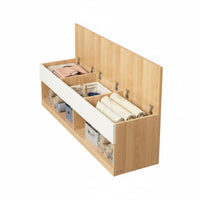 Space-Saving Slim Gap Cabinet Modern design Narrow Bedside Cabinet Easy Assembly Nightstand for Apartment Dwellers, Homeowners, Students, Small Spaces, Dorm Room, Hallway