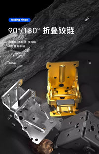 卡贝特殊重型合页180度90度折叠铰链自锁加厚弹簧桌子配件固定板