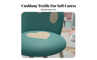 Armless Rolling Chair Minimalist and fashion Household Seating Easy to Clean for Women