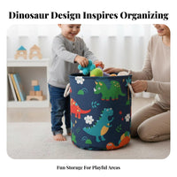 3 Pieces Dinosaur Print container Set long-lasting Toy container Lightweight for children, Parents