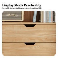 unrestricted configurable arrangement configurable shelving single System Japanese design aesthetic Display Shelf Floor-Standing Storage Cabinet Multi-Functional for Decorators, Book Lovers, Office Workers, Living Room, Bedroom, Study