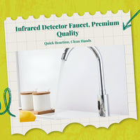 Touchless Infrared Automatic Faucet, Brass Sensor Tap