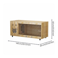 Cat Activity Center Indoor Cat House Cabinet Cat Tower Multi-level Cat House Wooden Panels Spacious Habitat Suitable for Living Room Bedroom