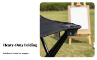 Foldable Lightweight Sketching Stool Compact Collapsible Fishing Chair Folds in Seconds Portable Beach Chair Heavy Duty for Artists, Anglers, Beachgoers, Travel, Picnics, Backyard, Gardening