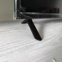 Plastic TV Stand Base with Screws, Fits 24-43 Inch TVs, Black, Separate Packaging