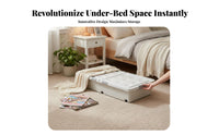 Rolling Under-Bed Container Easy to Pull away Rolling Container with Lid