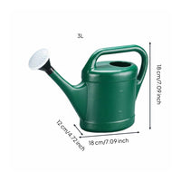 Plastic Watering Can Green Garden Watering Can Molded Handle