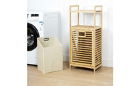 Tilt-out Laundry Sorter Cabinet Space-Saving Design for Bathroom, Bedroom