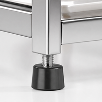 Cutting Board and Pot Lid Holder, Thickened Silver Steel, Hygienic Kitchen Drainer, Multifunctional Countertop Organizer