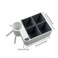Self-Watering Seedling Tray Educational Automatic Watering Planter Compact Design 3D Printed Sprouting Box for Kids, Beginners, Desktop, Windowsill
